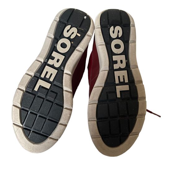 Sorel Women’s Explorer Carnival Boots - Red Dahlia Sz 9 Waterproof Winter Boot - Picture 7 of 9